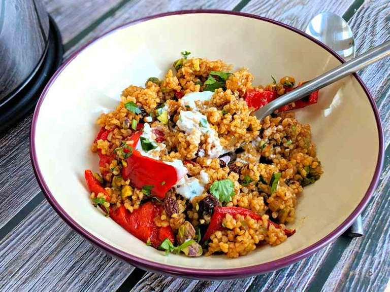 Bulgur Wheat Pilaf Recipe Cuisine Fiend